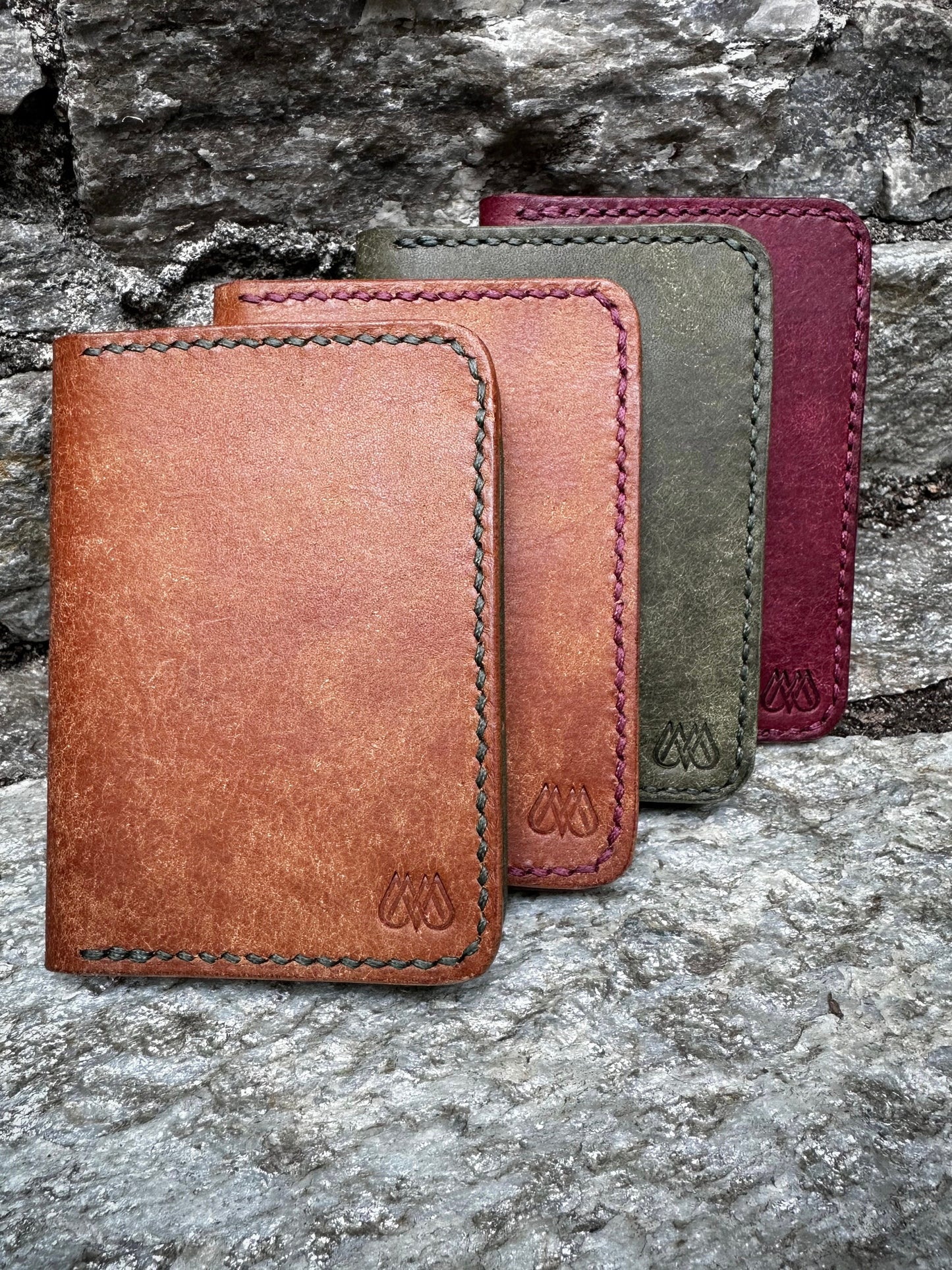 Cognac and Olive Pueblo Vertical Bifold