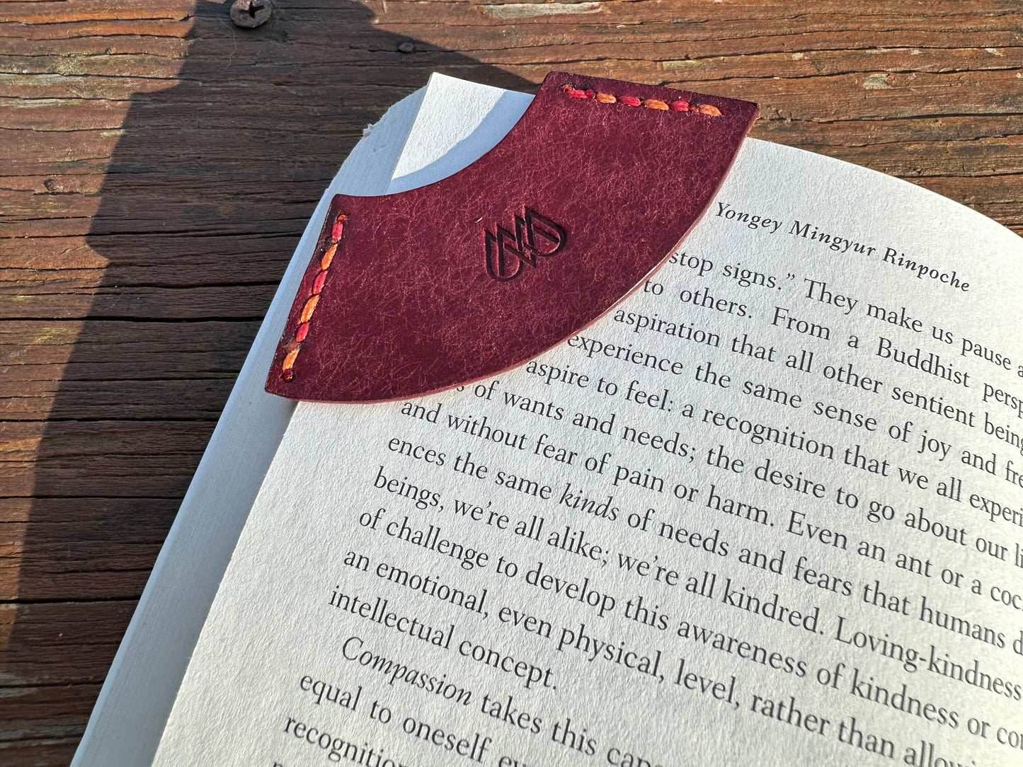 Pueblo Leather Bookmark