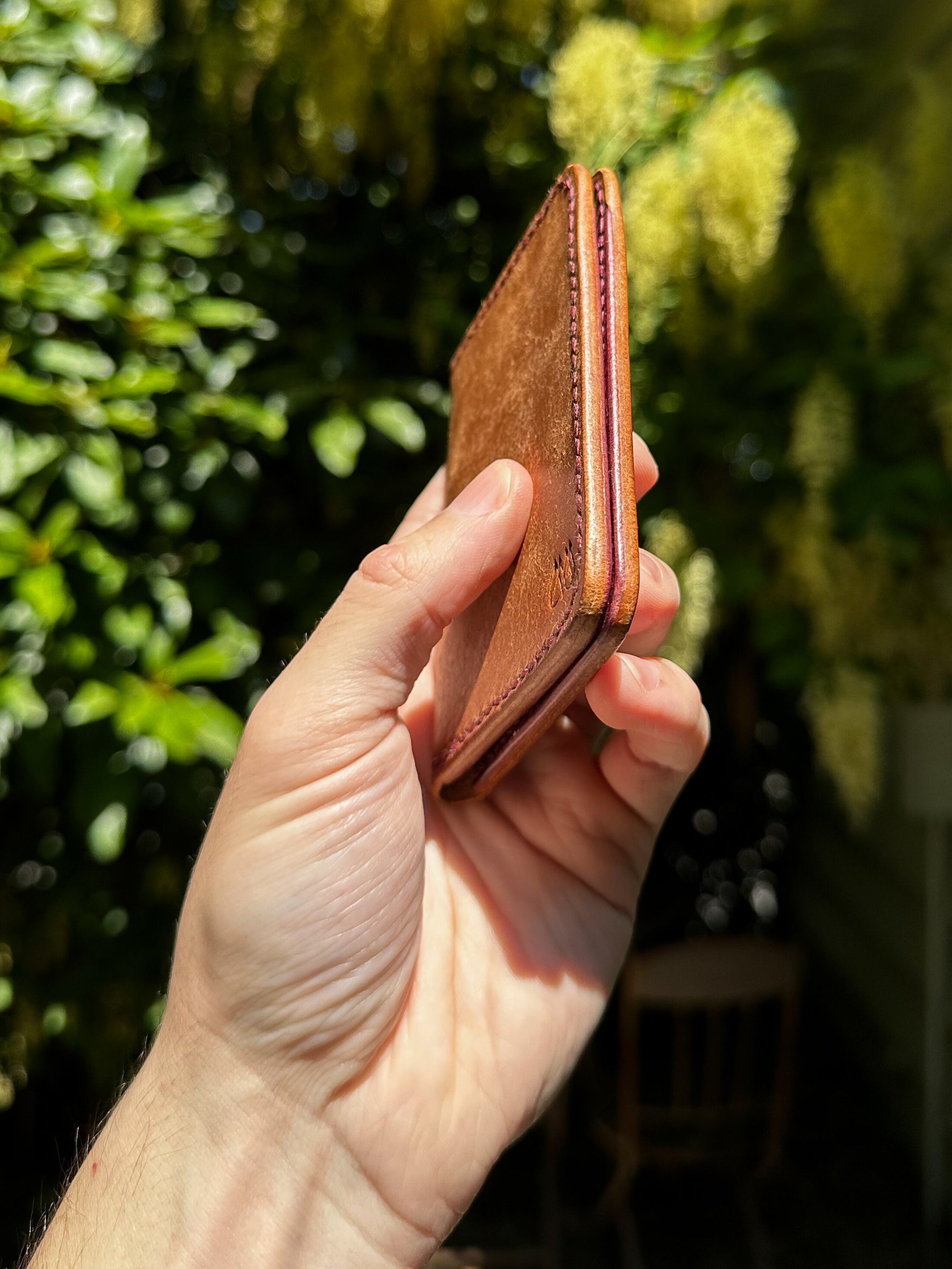 Cognac and Bordeaux Pueblo Vertical Bifold