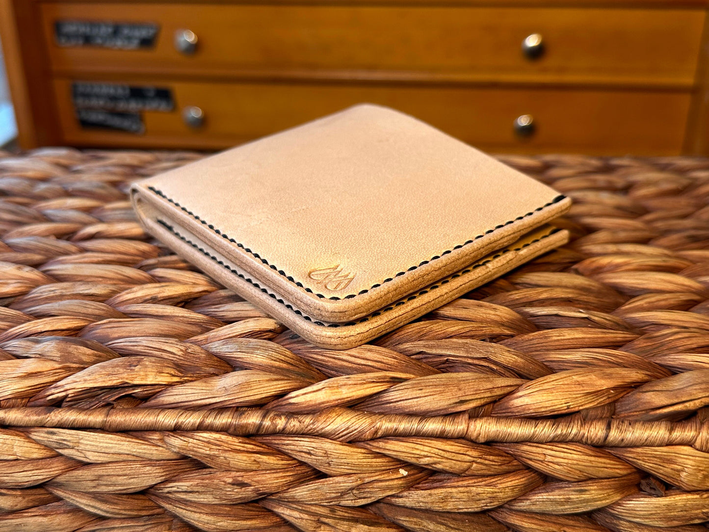 EDC ID Bifold Wallet- Top Grain Veg Tan